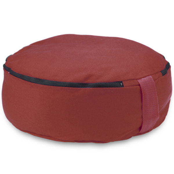 Red 15" Round Zafu Meditation Cushion